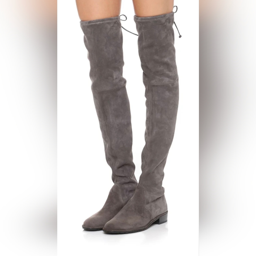 $895 Stuart Weitzman NWB Lowland Londra Suede OTK boots